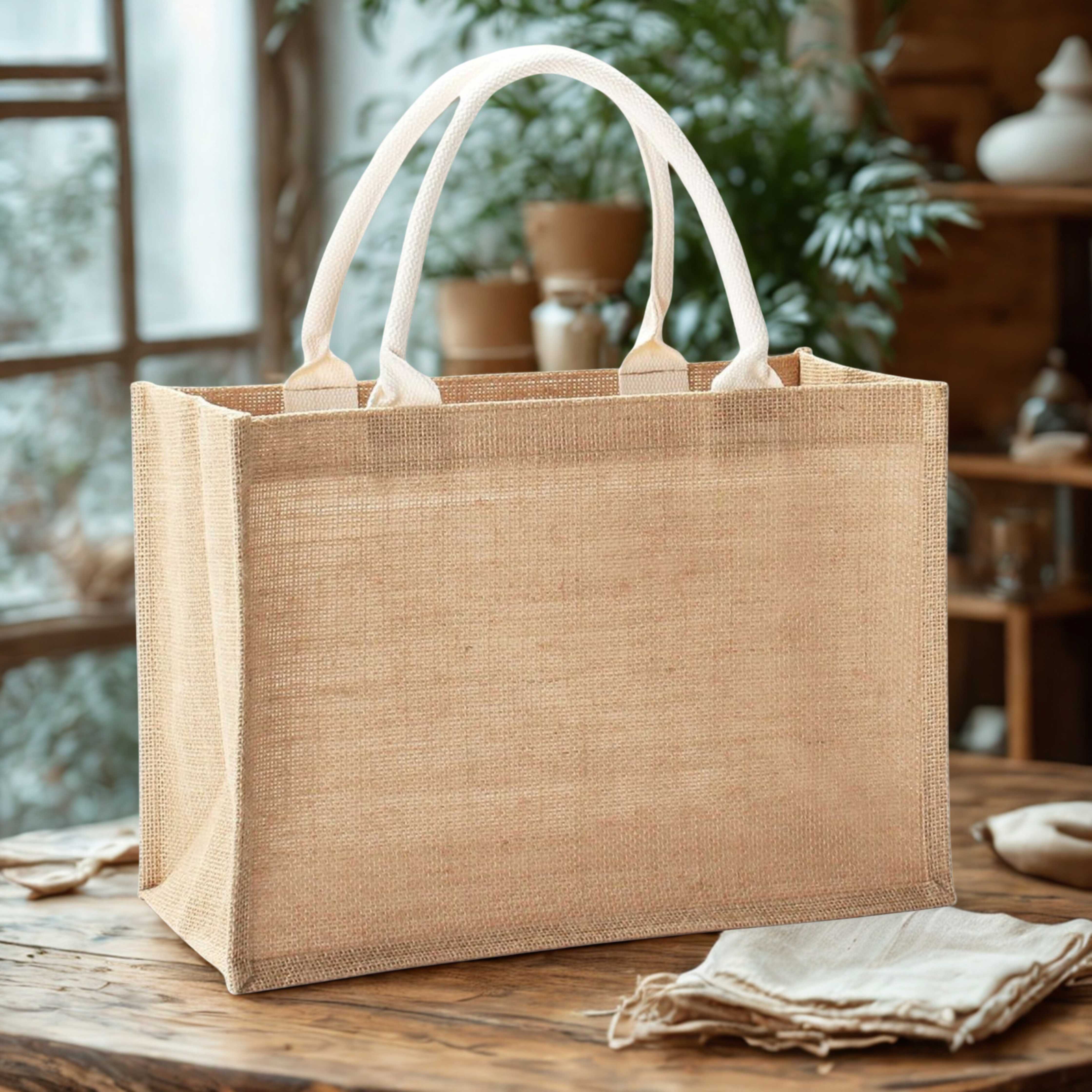 Jute shopping bag J-052